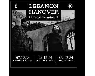 Bilety na koncert LEBANON HANOVER | WARSZAWA - 08-12-2024