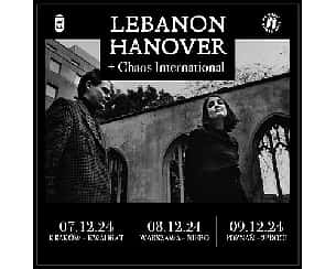 Bilety na koncert LEBANON HANOVER | POZNAŃ - 09-12-2024