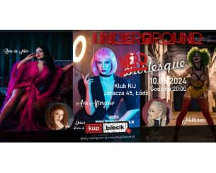Bilety na spektakl Nerdlesque Night - Burleska by Rose de Noir w klubie KIJ - Łódź - 10-05-2024