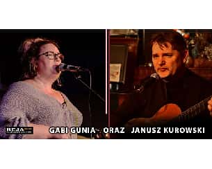 Bilety na koncert Gabi Gunia i Janusz Kurowski. Poezją i gitarą -wieczór autorski w Łodzi - 28-04-2024