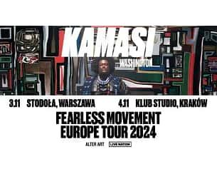 Bilety na koncert Kamasi Washington: Fearless Movement Europe Tour - Kamasi Washington: Fearless Movement Europe Tour - VIP w Warszawie - 03-11-2024