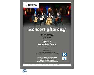 Bilety na koncert 10.05.2024 - Koncert gitarowy - Cracow Guitar Quartet, Dwór Czeczów w Krakowie - 10-05-2024