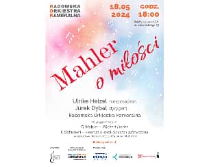 Bilety na koncert Mahler o miłości w Radomiu - 18-05-2024
