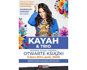 Bilety na Kayah & Trio - Festiwal Sztuki i Mediów Otwarte Książki