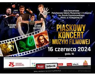 Bilety na spektakl Teatr Piasku - Piaskowy Koncert Muzyki Filmowej - Specjalnie dla mieszkańców Płocka i okolic! - 16-06-2024