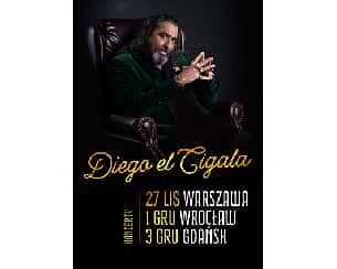 Bilety na koncert Diego el Cigala - Obras Maestras w Gdańsku - 03-12-2024