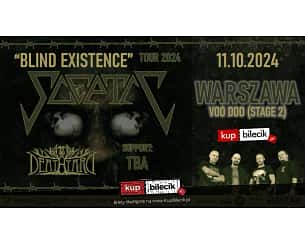 Bilety na koncert Sceptic & Deathyard - "BLIND EXISTENCE" TOUR 2024 w Warszawie - 11-10-2024