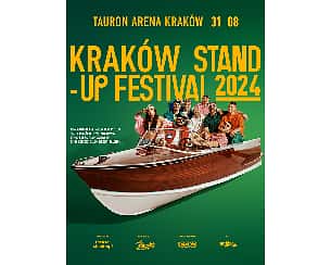 Bilety na Kraków Stand-up Festival™ 2024 - Wystąpią; Kacper Ruciński, Adam Van Bendler, Błażej Krajewski, Wiolka Walaszczyk, Tomasz Boras, Czarek Sikora, Tomek Kołecki, Darek Gadowski i Falcon1