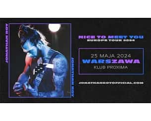 Bilety na koncert Jonathan Roy w Warszawie - 25-05-2024