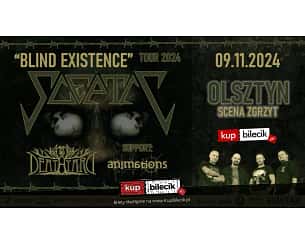 Bilety na koncert Sceptic & Deathyard - "BLIND EXISTENCE" TOUR 2024 w Olsztynie - 09-11-2024