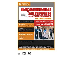 Bilety na koncert 25.05.2024, godz.15.00 – AKADEMIA SENIORA Cracow Guitar Quartet w Krakowie - 25-05-2024