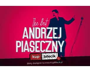Bilety na koncert Andrzej Piaseczny The Best - Koncert w Cavatina Hall w Bielsku-Białej - 16-11-2024
