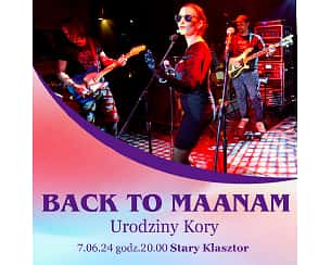 Bilety na koncert BACK TO MAANAM - Urodziny Kory we Wrocławiu - 07-06-2024