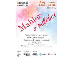 Bilety na koncert Mahler o miłości w Radomiu - 18-05-2024