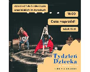 Bilety na koncert Teatralny Dzień Dziecka: CAŁA NAPRZÓD! | Spektakl dla dzieci (1-5 lat) w Szczecinie - 05-06-2024