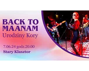 Bilety na koncert BACK TO MAANAM - Urodziny Kory we Wrocławiu - 07-06-2024