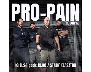 Bilety na koncert PRO-PAIN The Corpse we Wrocławia - 18-11-2024