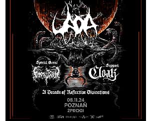 Bilety na koncert "A DECADE OF REFLECTIVE DIVINATIONS" EU TOUR 2024 - UADA + Ghost Bath + Cloak | Poznań - 08-11-2024