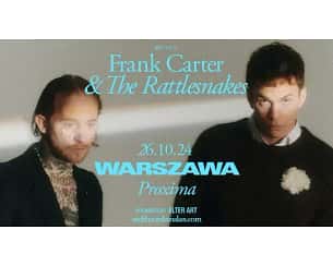 Bilety na koncert Frank Carter & The Rattlesnakes w Warszawie - 26-10-2024