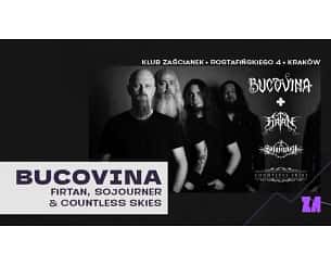 Bilety na koncert Bucovina, Sojourner, Firtan, Countless Skies w Krakowie - 13-10-2024 Bilety na koncert Bucovina, Sojourner, Firtan, Countless Skies w Krakowie - 13-10-2024
