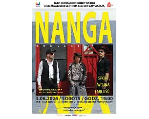 Bilety na koncert NANGA „Sport, wojna i miłość” w Warszawie - 03-08-2024