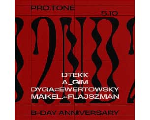 Bilety na koncert YEAR TWO. - Dtekk | A_GIM - urodziny pro.TONE | Gdańsk - 05-10-2024