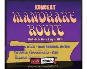 Bilety na koncert Mandrake Route - Koncert - Olsztyn / Galeria Sowa / Mandrake Route Tribute to Deep Purple MK I (1968-69) - 10-11-2024