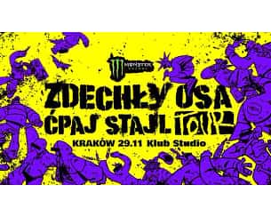 Bilety na koncert Zdechły Osa + Ćpaj Stajl - Zdechły Osa x Ćpaj Stajl w Warszawie - 19-12-2024