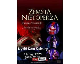 Bilety na spektakl Zemsta Nietoperza - Teatr Muzyczny Castello - Arcydzieło gatunku! - Nysa - 01-02-2025