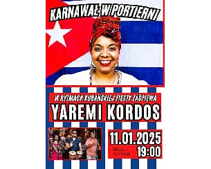 Bilety na koncert YAREMI KORDOS - W rytmie kubańskiej fiesty w Warszawie - 11-01-2025
