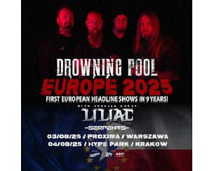 Bilety na koncert DROWNING POOL w Krakowie - 04-08-2025 Bilety na koncert DROWNING POOL w Krakowie - 04-08-2025