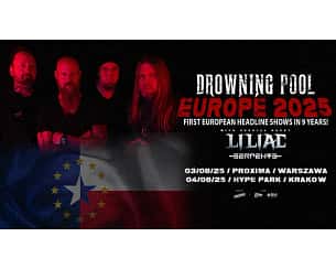 Bilety na koncert DROWNING POOL w Krakowie - 04-08-2025 Bilety na koncert DROWNING POOL w Krakowie - 04-08-2025