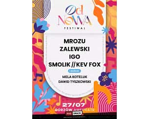 Bilety na OD NOWA FESTIWAL - Od Nowa: Mrozu | Zalewski | Igo | Smolik // Kev Fox | Mela Koteluk | Dawid Tyszkowski