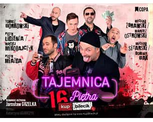 Bilety na spektakl Tajemnica 16. piętra - Komedia kryminalna - Olsztyn - 14-09-2025 Bilety na spektakl Tajemnica 16. piętra - Komedia kryminalna - Olsztyn - 14-09-2025