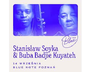 Bilety na koncert Stanisław Soyka & Buba Badjie Kuyateh w Poznaniu - 14-09-2025 Bilety na koncert Stanisław Soyka & Buba Badjie Kuyateh w Poznaniu - 14-09-2025