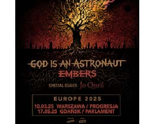 Bilety na koncert GOD IS AN ASTRONAUT - Embers EU Tour w Gdańsku - 17-05-2025 Bilety na koncert GOD IS AN ASTRONAUT - Embers EU Tour w Gdańsku - 17-05-2025