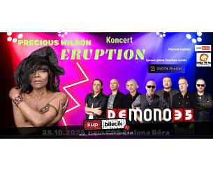 Bilety na koncert Eruption Precious Wilson oraz DeMono - Wyjątkowy wieczór z muzyką, która porusza serce i ciało w Zielonej Góry - 25-10-2025 Bilety na koncert Eruption Precious Wilson oraz DeMono - Wyjątkowy wieczór z muzyką, która porusza serce i ciało w Zielonej Góry - 25-10-2025