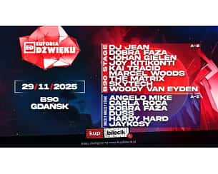 Euforia Dźwięku - Dj Jean | Dobra Faza | Johan Gielen | Joy Kitikonti | Kai Tracid | Marcel Woods | Skytech | Woody Van Eyden Euforia Dźwięku - Dj Jean | Dobra Faza | Johan Gielen | Joy Kitikonti | Kai Tracid | Marcel Woods | Skytech | Woody Van Eyden