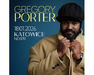 Bilety na koncert GREGORY PORTER w Katowic - 18-01-2026