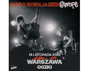 Bilety na koncert MARC SCIBILIA w Warszawie - 14-11-2025