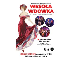 WESOŁA WD&Oacute;WKA  Operetka Franza Lehara w trzech aktach