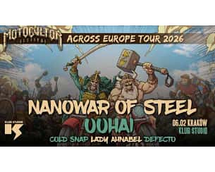 Nanowar of Steel + UUHAI - Motocultor Across Europe Tour 2026" - NANOWAR OF STEEL + UUHAI + supports "Motocultor Across Europe Tour 2026"