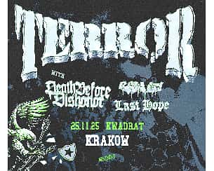 Bilety na koncert TERROR - ONLY THE HARD EUROPEAN TOUR 2025 | Krak&oacute;w - 25-11-2025