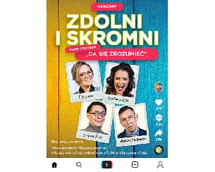 Bilety na kabaret Zdolni i Skromni - "Da się zrozumieć" w Zawiercie - 10-12-2025