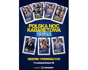 Bilety na kabaret Polska Noc Kabaretowa 2026 w Mrągowo - 01-08-2026