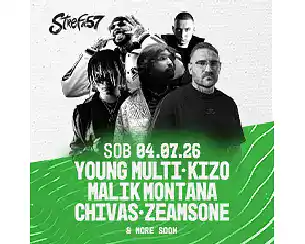 Bilety na koncert YOUNG MULTI & KIZO & CHIVAS & MALIK MONTANA & ZEAMSONE & MORE SOON | Strefa 57 w Przytkowic - 04-07-2026