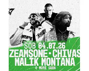 Bilety na koncert CHIVAS & MALIK MONTANA & ZEAMSONE & MORE SOON | Strefa 57 w Przytkowic - 04-07-2026