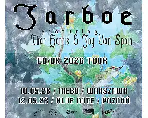 Bilety na koncert JARBOE feat. Thor Harris & Joy Von Spain | Poznań - 12-05-2026