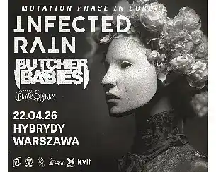 Bilety na koncert INFECTED RAIN x BUTCHER BABIES | Warszawa - 22-04-2026