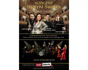Bilety na koncert Muzyki Świata Adam Wojtasik Band i inni - Koncert Muzyki Świata - Adam Wojtasik Band i inni w Świebodzina - 09-03-2026